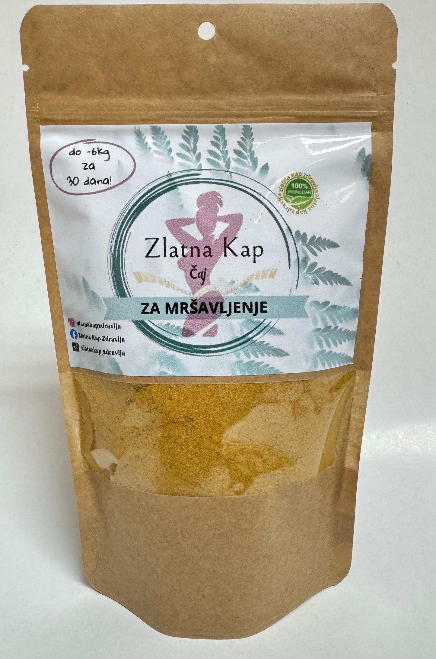 Zlatna Kap - Jedna vrećica čaja za mršavljenje!